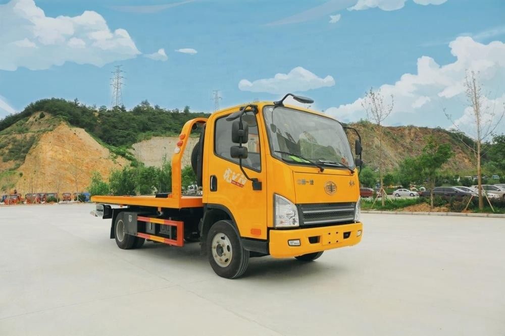 10 Ton One Carry Two Car Road Rescue Wrecker Tow Truck with EURO 5 ...